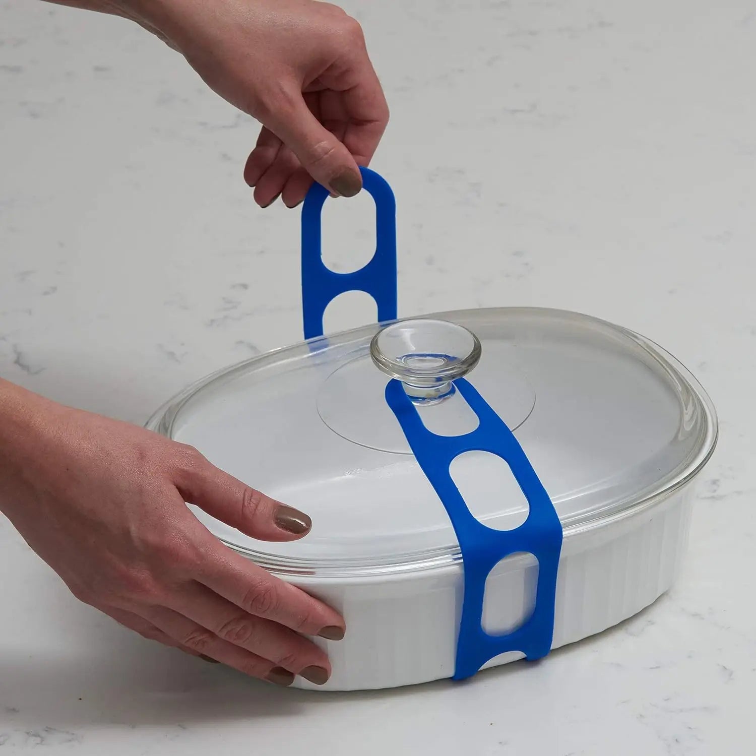 Silicone lid straps