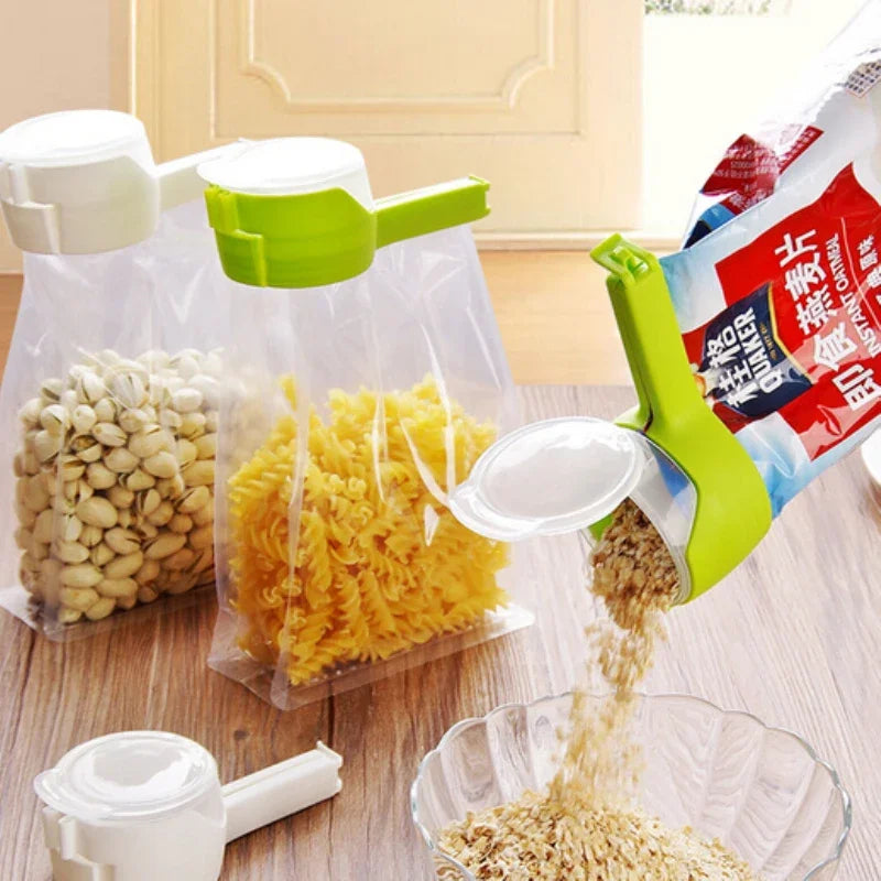 Food storage bag clip