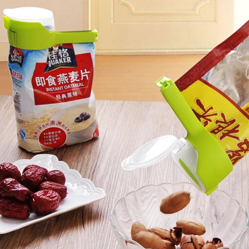 Food storage bag clip
