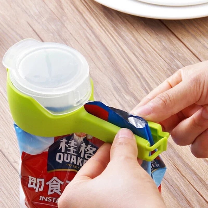 Food storage bag clip