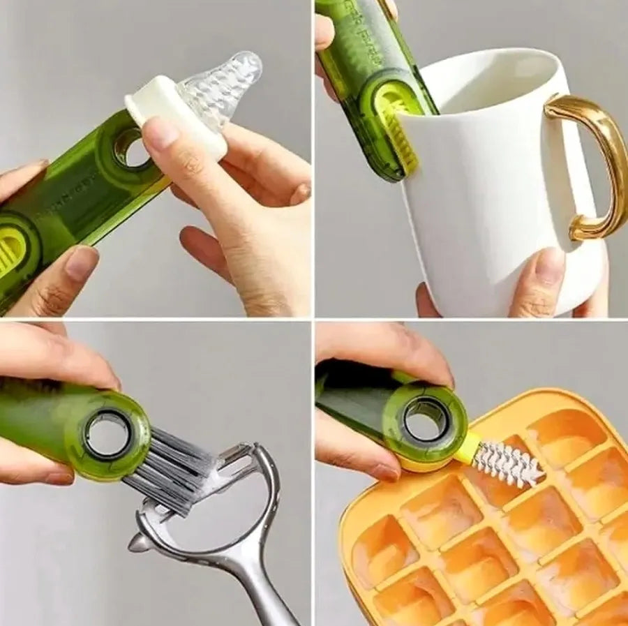 3-in-1 multifunctional cleaning brush