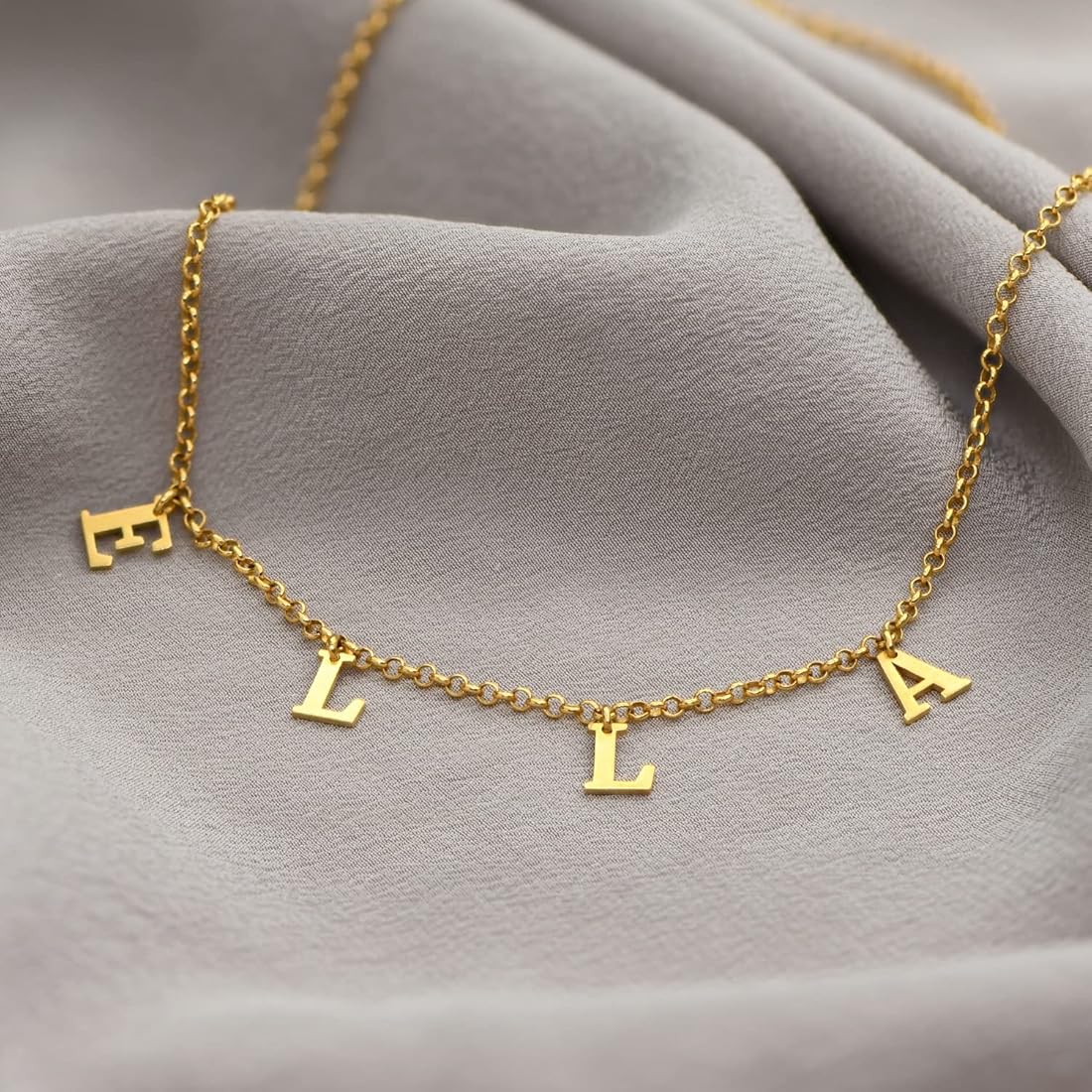 Spaced Name Necklace
