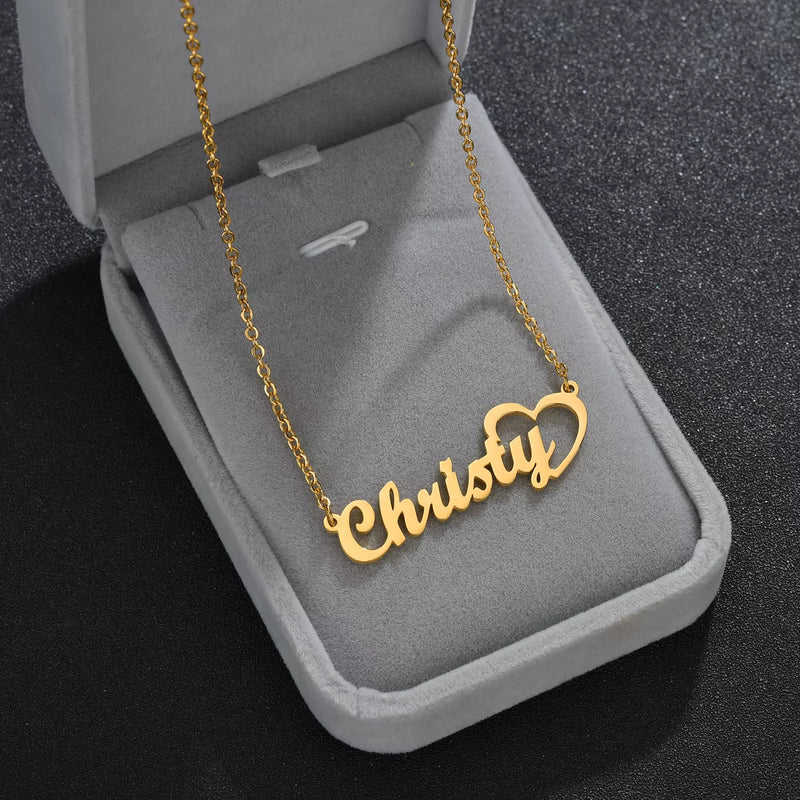 Heart Name Necklace