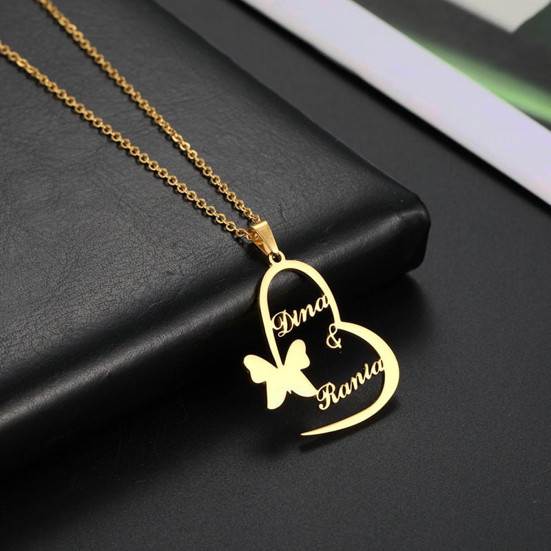 The Butterfly Bond Name Necklace