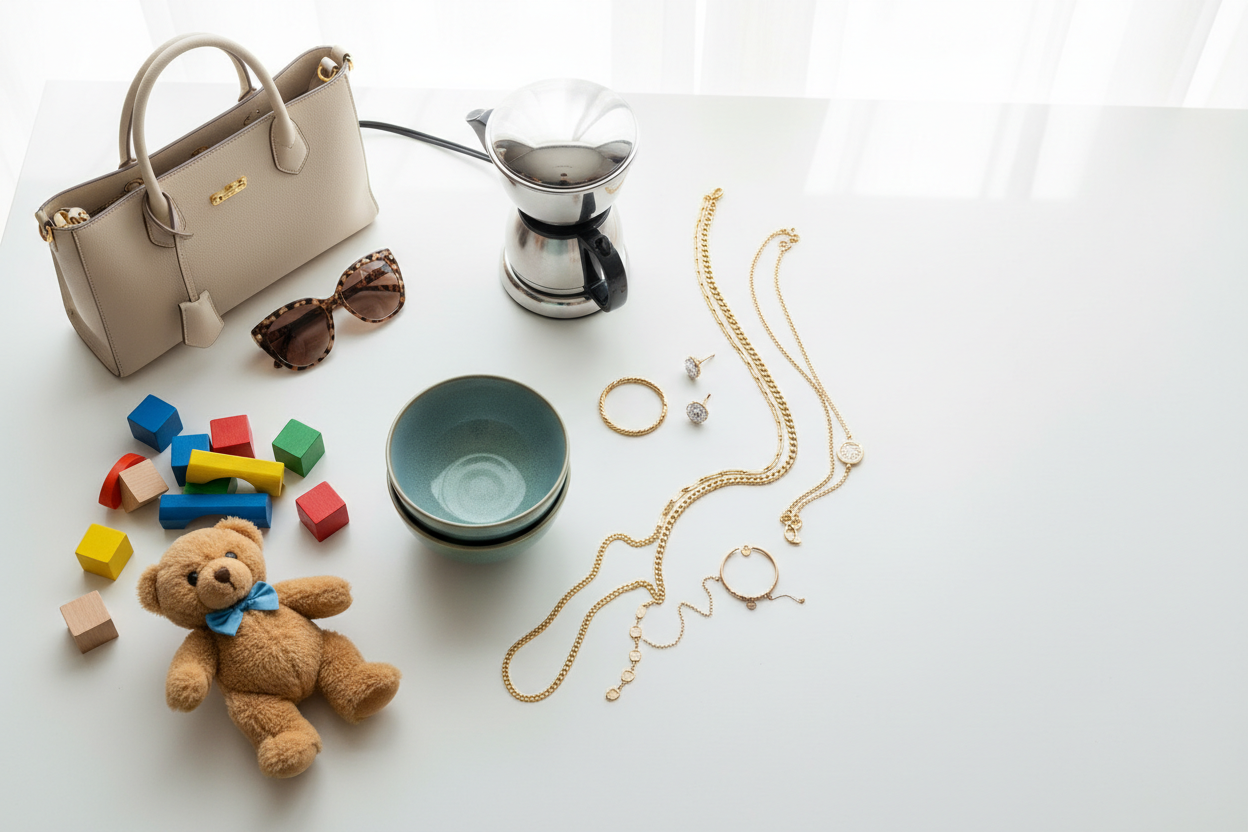 from fashion to toys to kitchen to jewlery