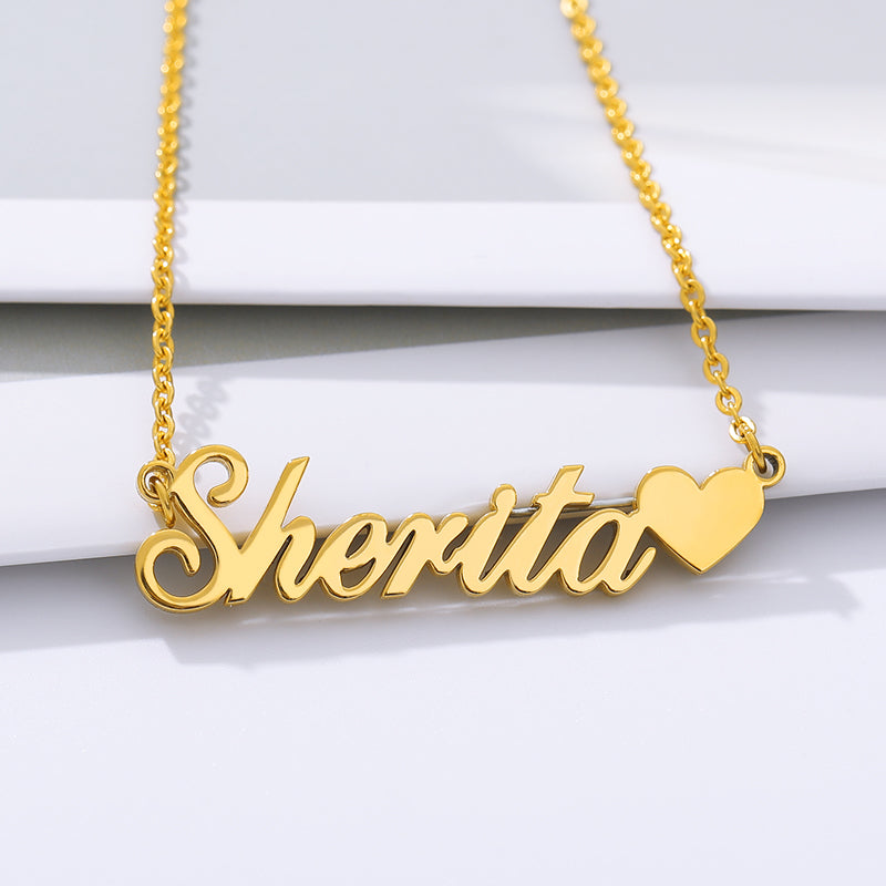 Heart Name Necklace