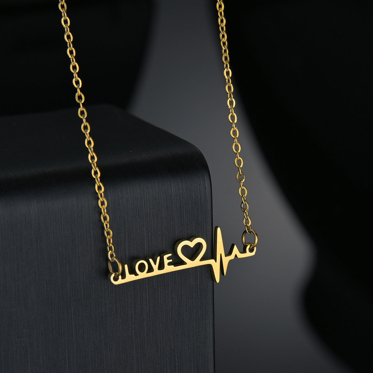 Heartbeat Name Necklace